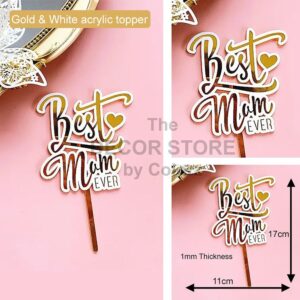 Best Mom Ever Topper (Gold)