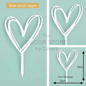 Heart Topper (Silver)