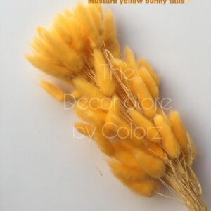 Bunny Tails (Mustard Yellow)