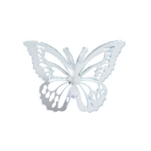 Silver Acrylic Butterfly
