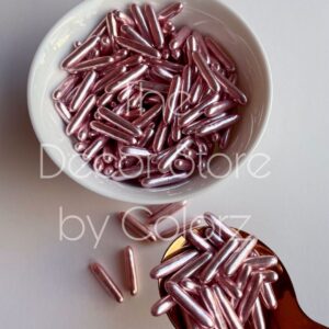 Metallic Rose Gold Rods