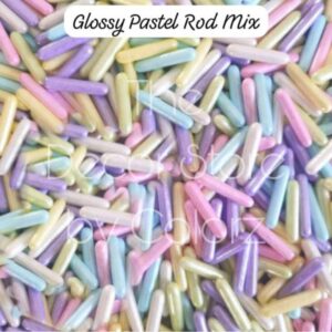 Glossy Pastel Rod Mix