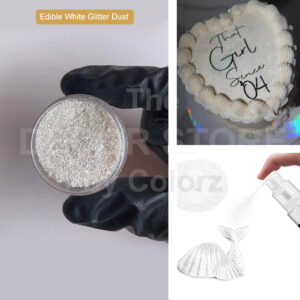 Edible White Glitter Dust