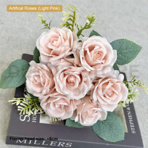 Artificial Roses (Light Pink)