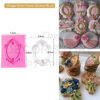 Vintage Mirror Frame Silicone Mould 1