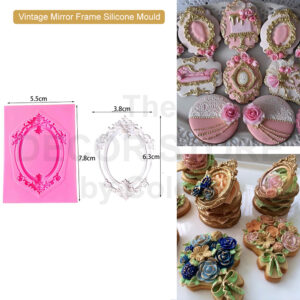 Vintage Mirror Frame Silicone Mould 1