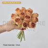 Artificial Rose Buds (Brown)