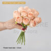 Artificial Rose Buds (Light Peach)