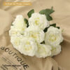 Artificial Silk Roses (Cream)