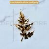 Artificial Gold Foiled Leaf Sprig 1