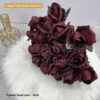 Large Rose Buds (Maroon)