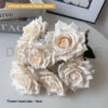 Artificial Diamond Roses (White)