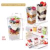 Acrylic Dessert Cups (With Lid)