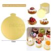 Mini Gold Cake Board (Round)