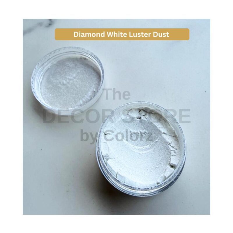 White Luster Color Luster Dust (Diamond White) - Colorz LK | The Decor Store | Sri Lanka