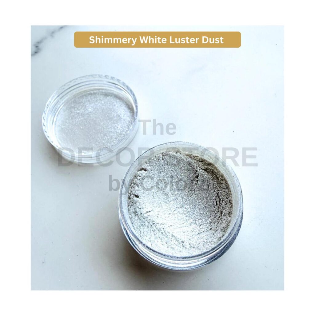 White Luster Luster Dust (Shimmery White) - Colorz LK | The Decor Store | Sri Lanka
