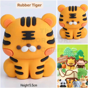 Rubber Tiger Cake Topper