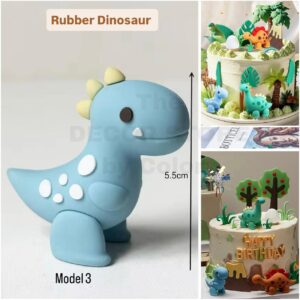 Rubber Dinosaur Cake Topper -2