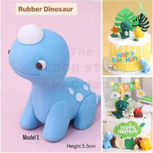 Rubber Dinosaur Cake Topper -4