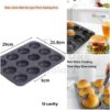 Non-Stick Mini Burger / Tart Baking Pan
