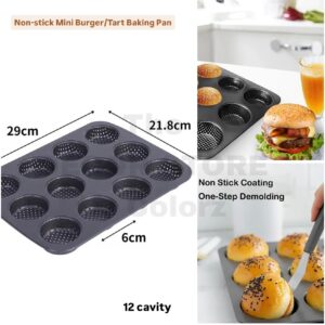 Non-Stick Mini Burger / Tart Baking Pan