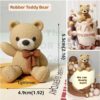 Rubber Teddy Bear Cake Topper – 09