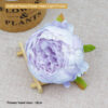 Artificial Peony Rose Flower Head (Light Purple)