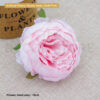 Artificial Peony Rose Flower Head (Soft Pink)