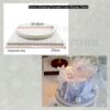 Single Layer Electric Rotating Cake Display Stand (21.8cm)