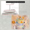 Dual Layer Electric Rotating Cake Display Stand (21.8 – 14.5cm)