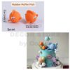 Rubber Puffer Fish Cake Topper