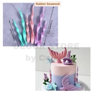 Rubber Seaweed Cake Topper (6 pcs)