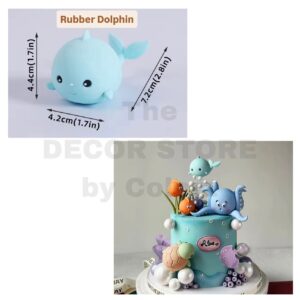 Rubber Whale Cake Topper