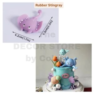 Rubber Stingray Cake Topper