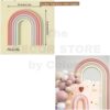 Rubber Rainbow Cake Topper (Pastel Nude Mix)