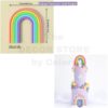 Rubber Rainbow Cake Topper (Pastel Mix)