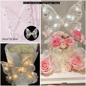 LED Butterfly Light – Cake Topper & Decor